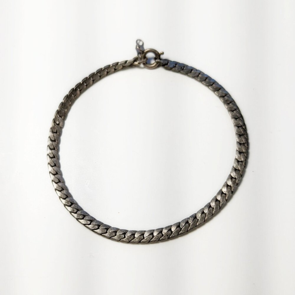 Vintage Small Chain Bracelet Sterling Silver 5 grams